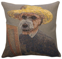 Van Gogh Dog European Cushion Cover by Vincent Van Gogh
