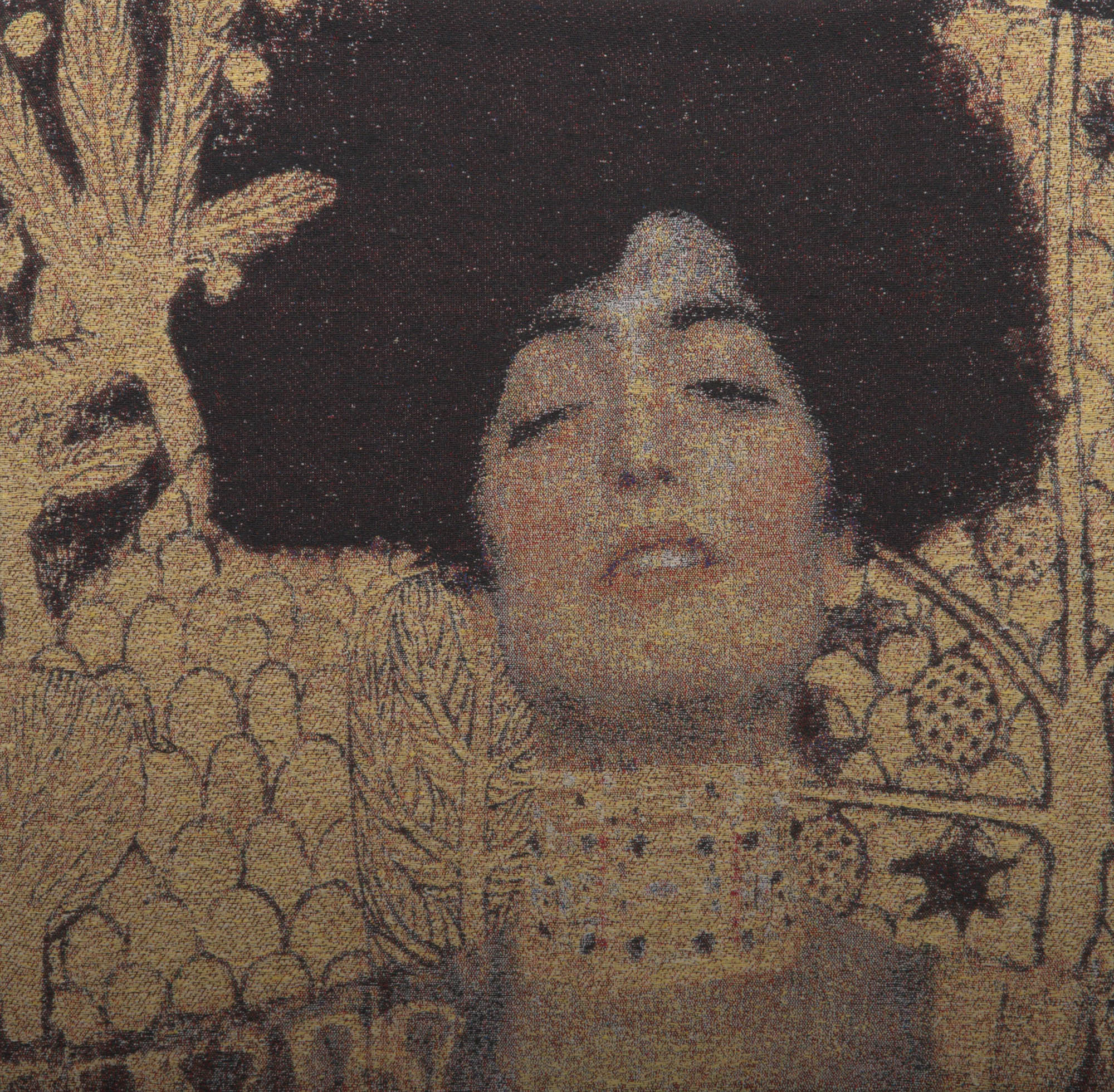 Adele II Decorative Pillow Cushion Cover by Gustav Klimt