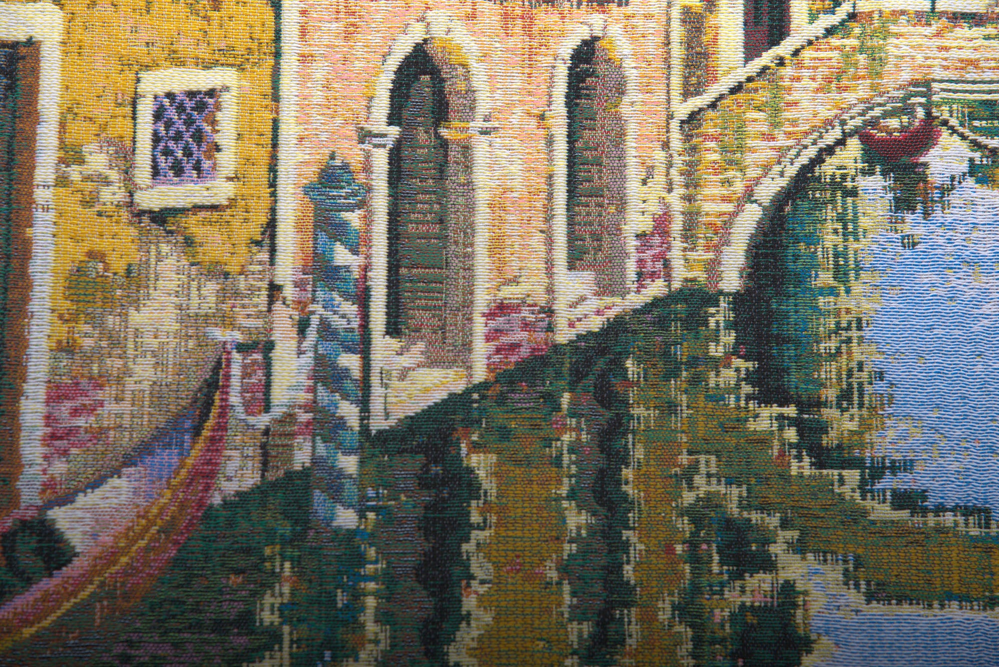 Venice Venetie Light Belgian Tapestry Wall Hanging by Robert Pejman