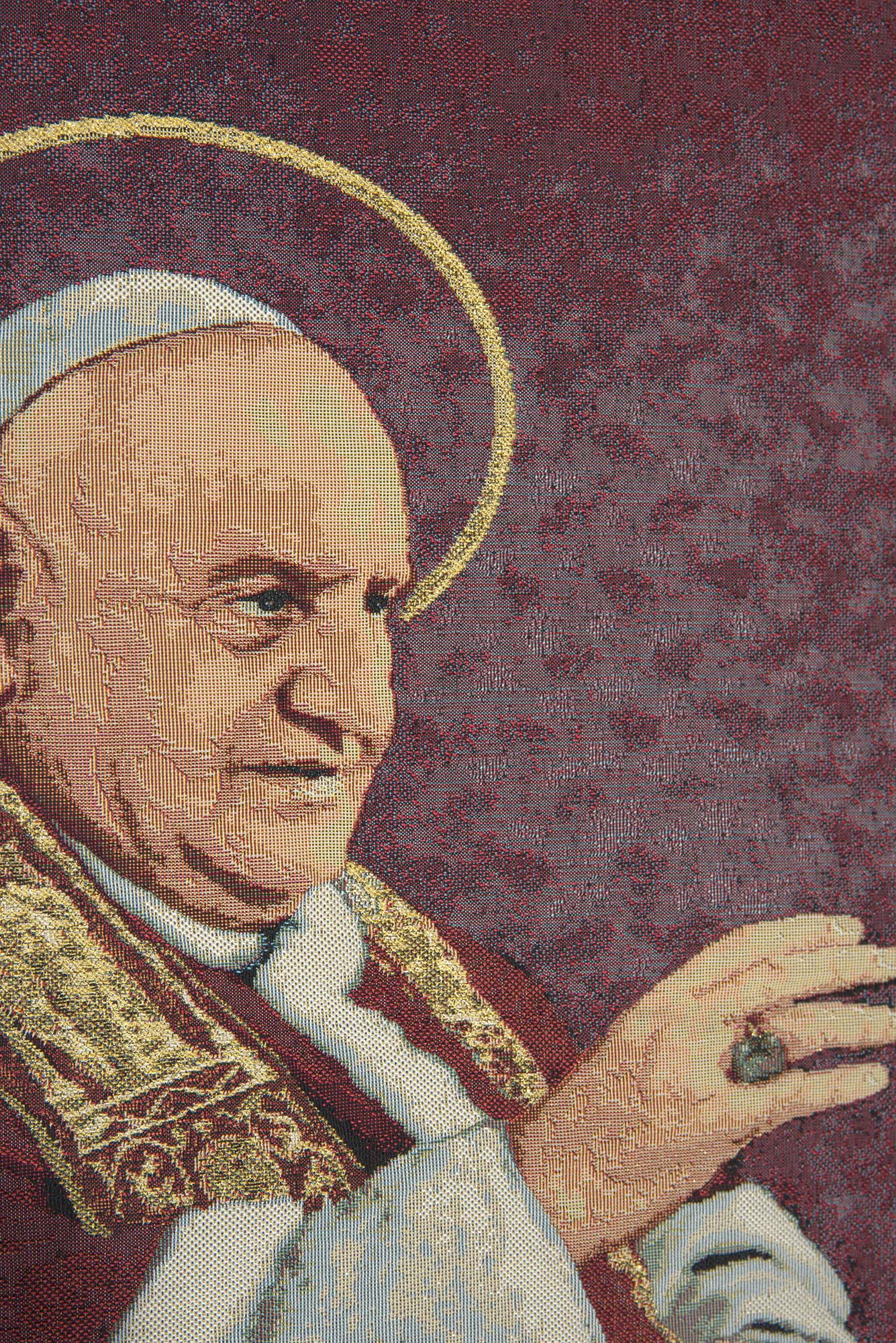 Pope John XXIII Halo European Tapestries by Alberto Passini