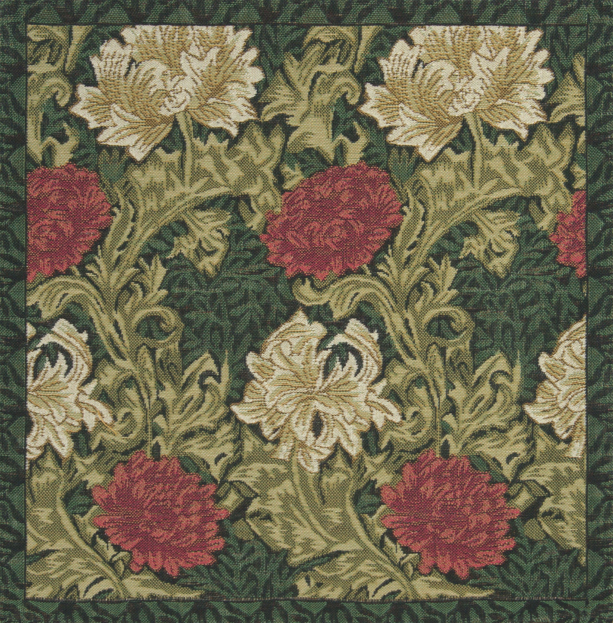 Chrysanthemum Multi Belgian Cushion Cover by William Morris