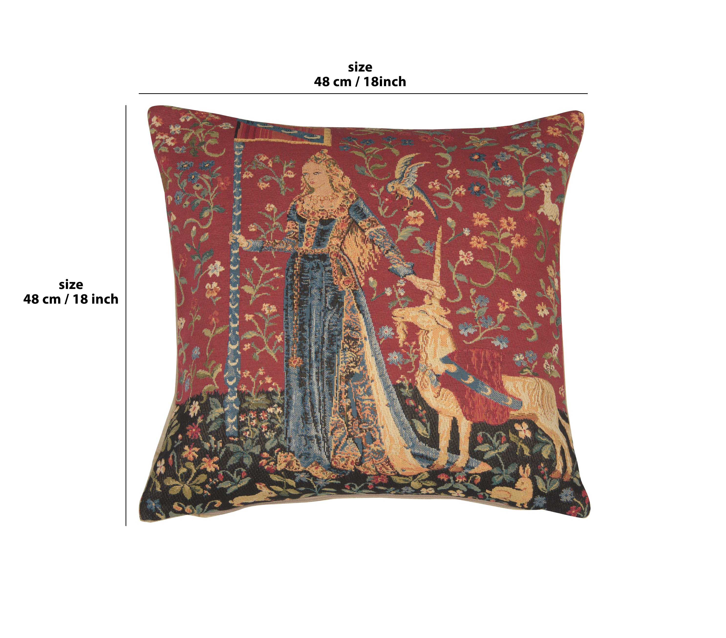 Medieval Touch Large European Cushion Cover