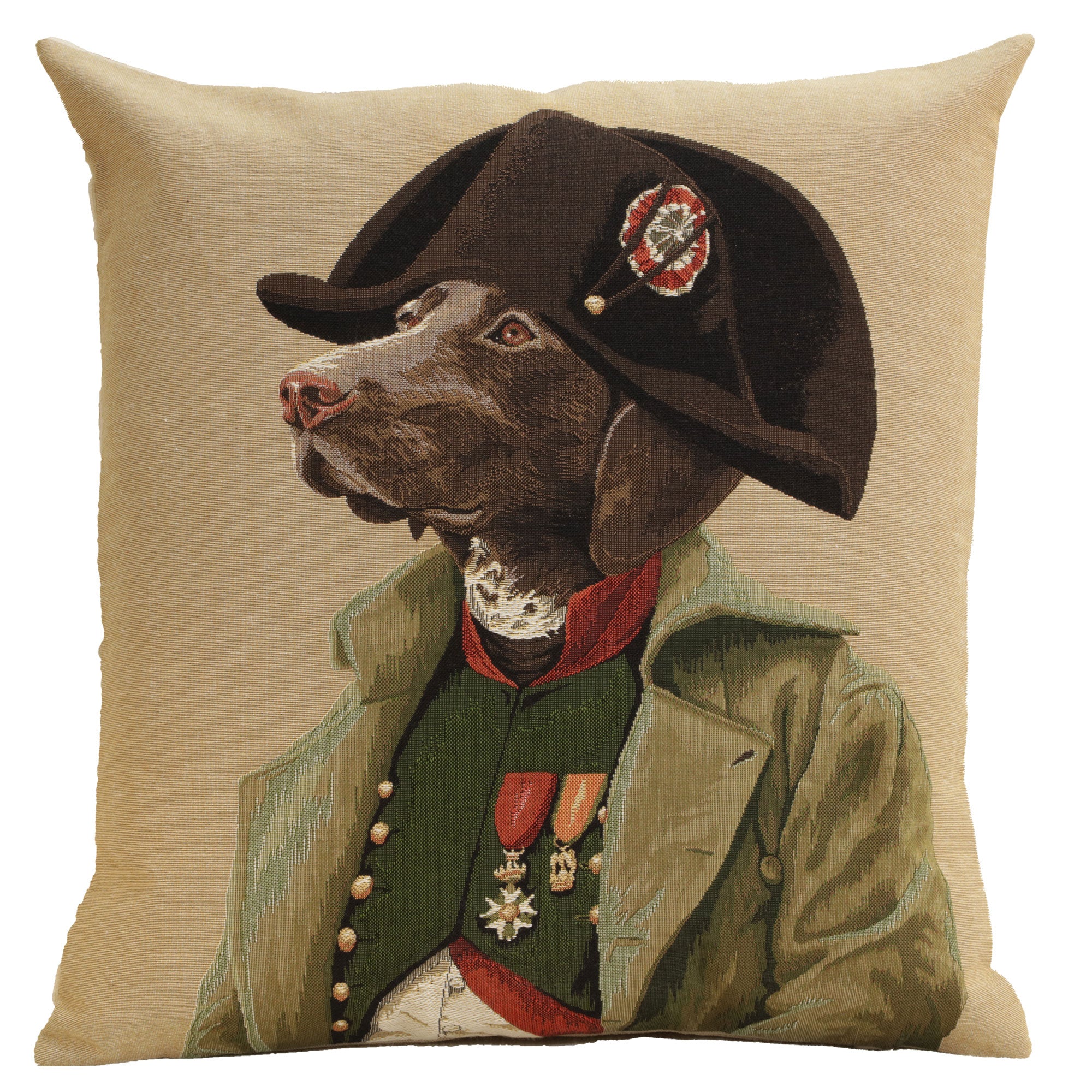 Chien Napoleon European Cushion Cover