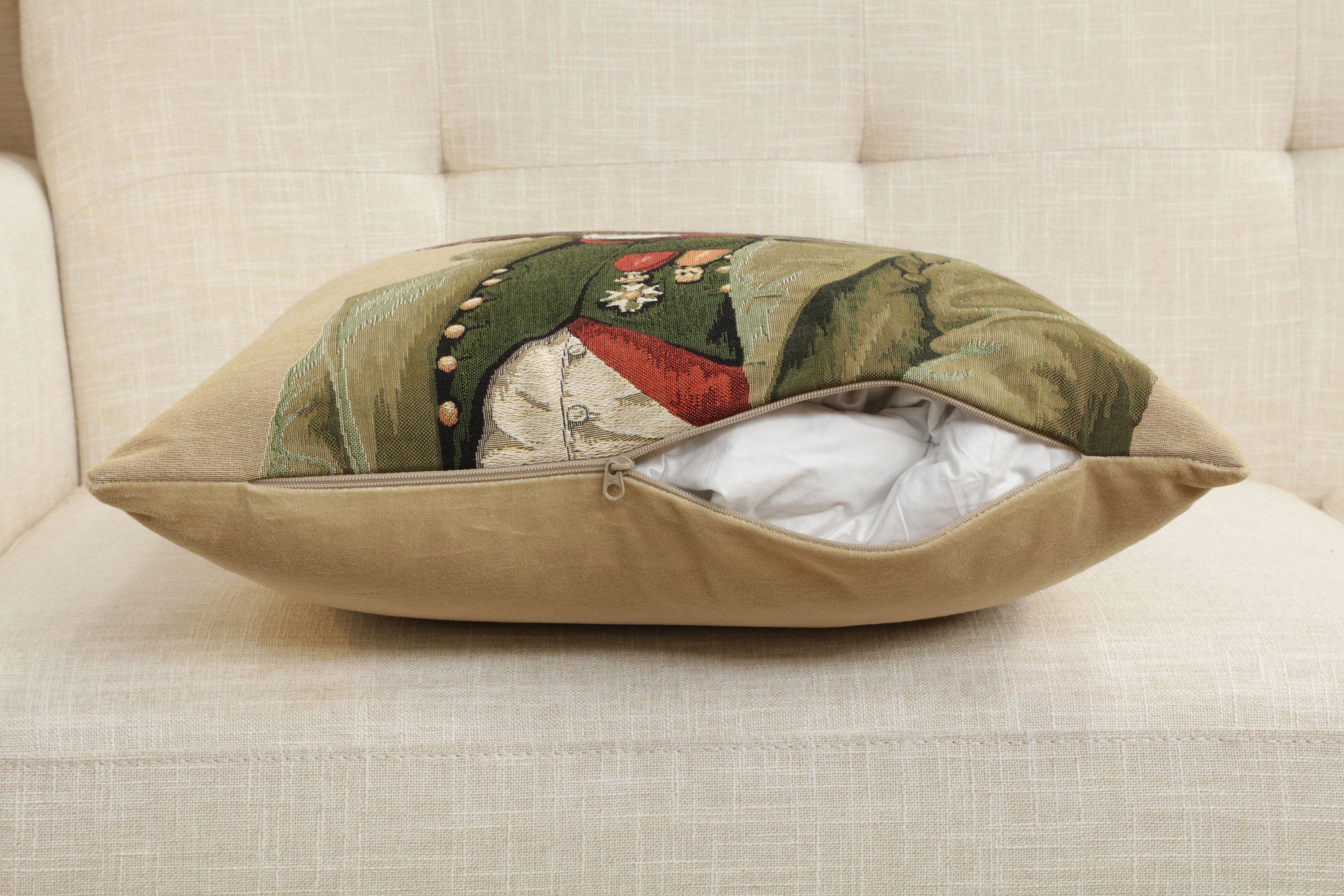 Chien Napoleon European Cushion Cover