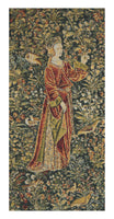 Promenade I Left Panel Light Belgian Tapestry Wall Hanging by Pieter van Aeist