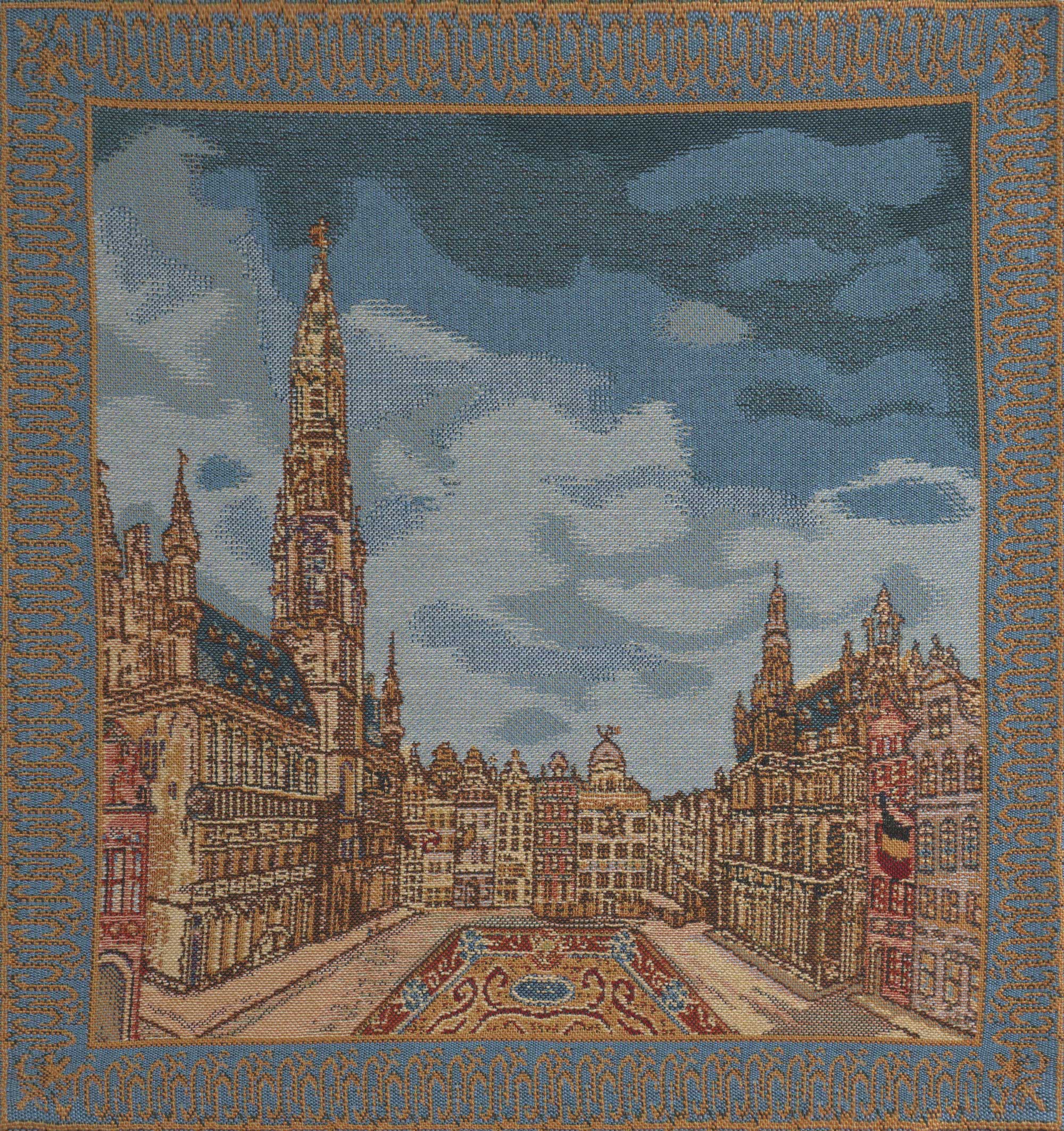 Grand Place Brussels V Belgian Cushion Cover