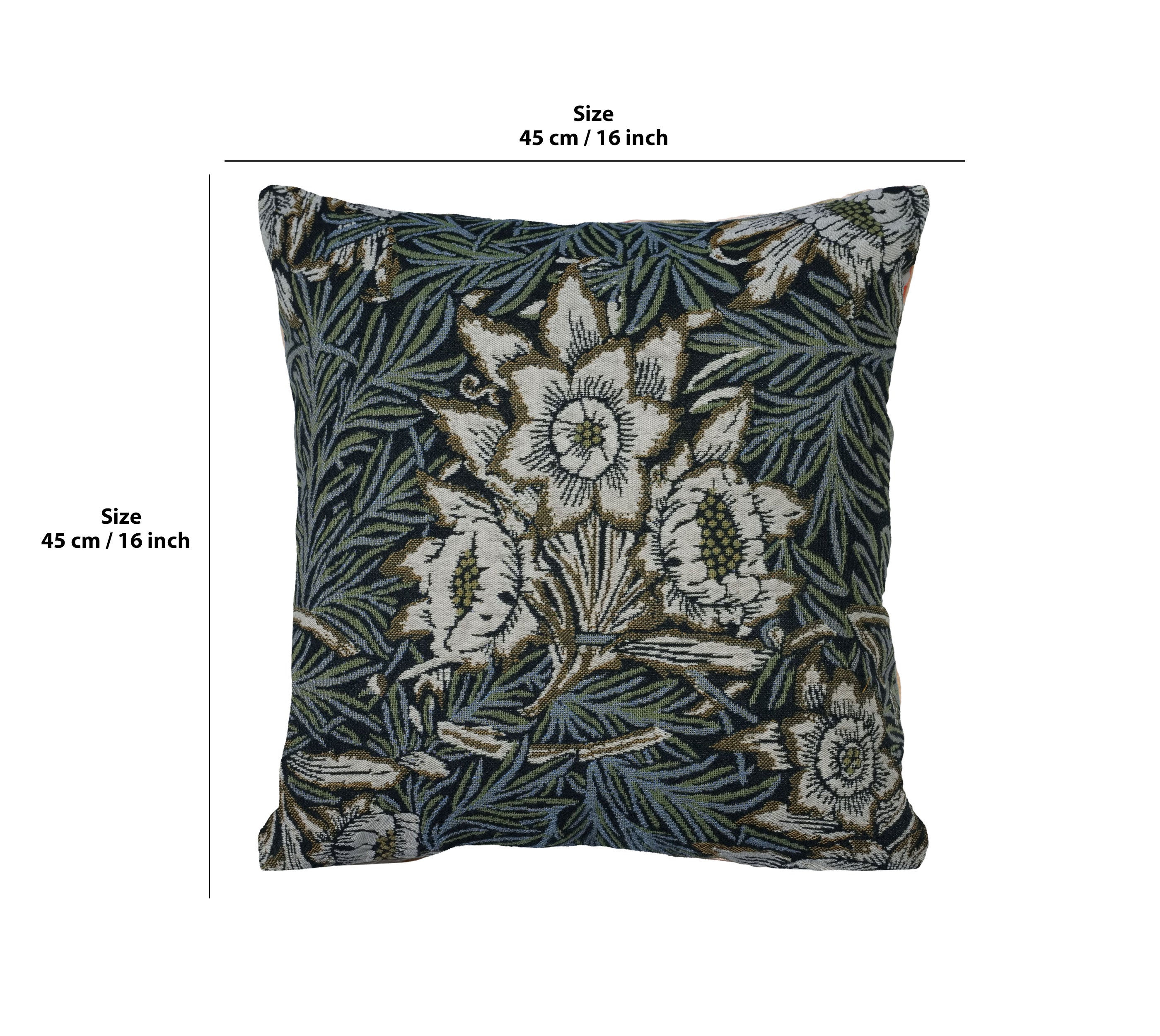 Tulips and Willows Belgian Cushion Cover by William Morris