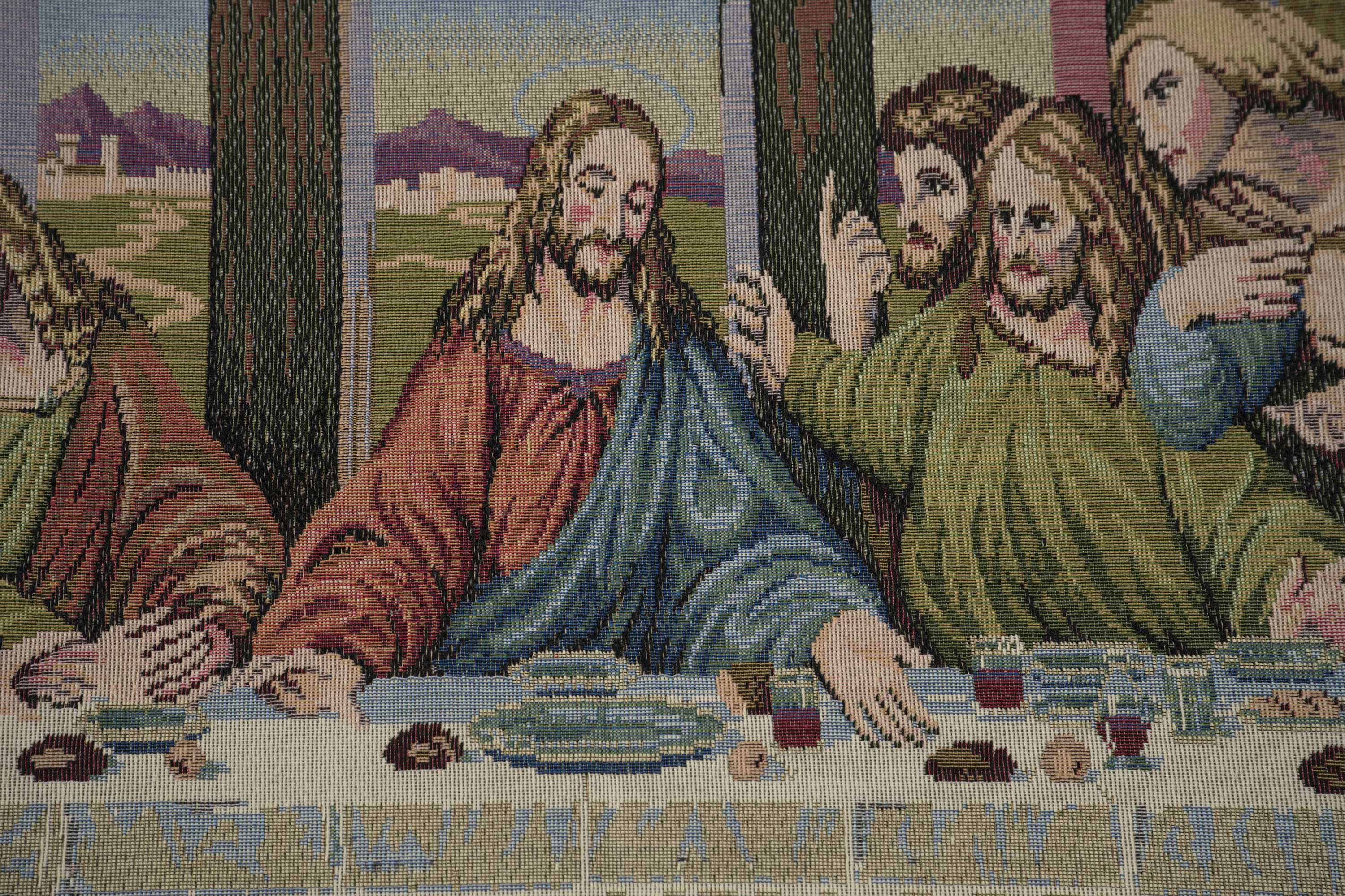 The Last Supper Small  Italian Tapestry