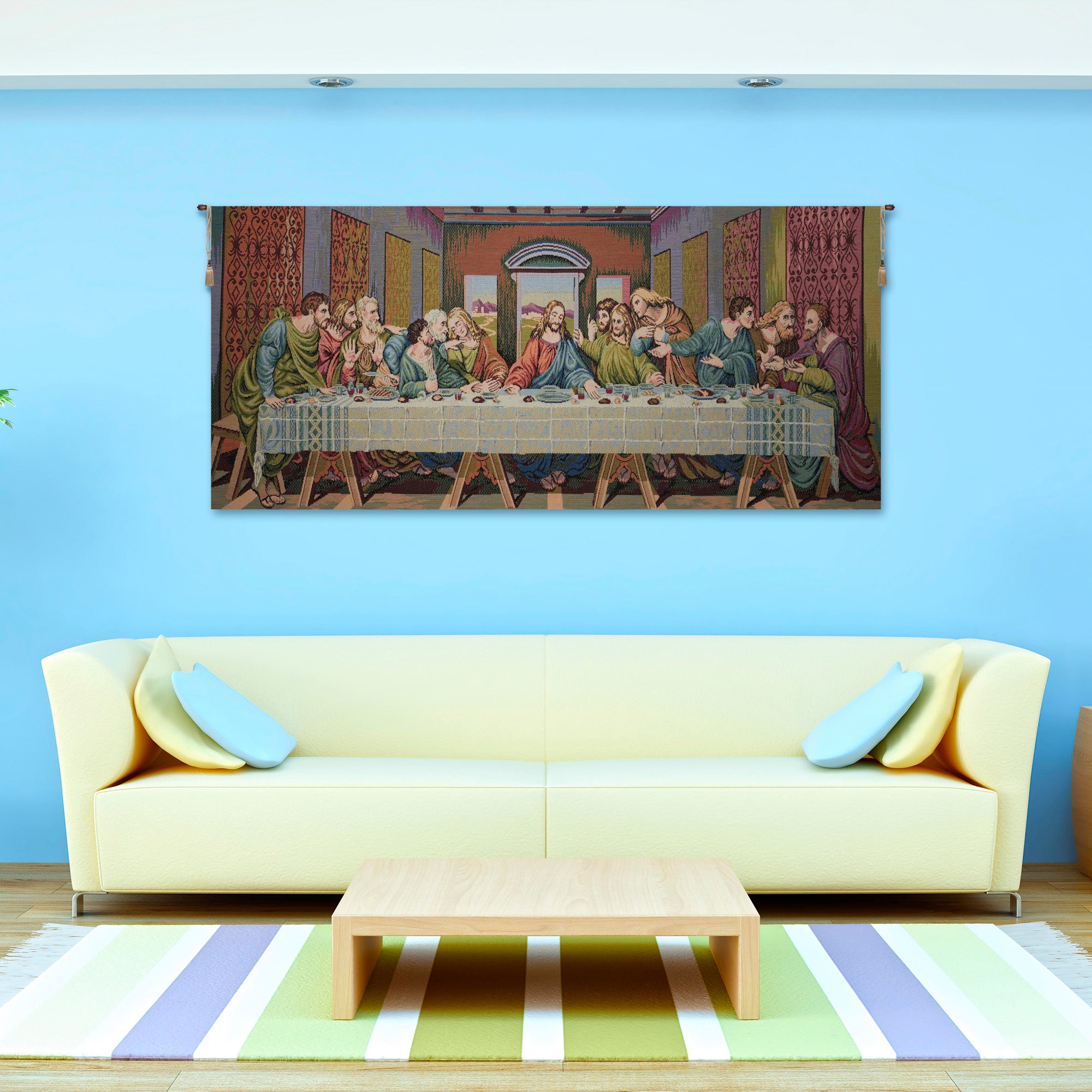 The Last Supper Small  Italian Tapestry