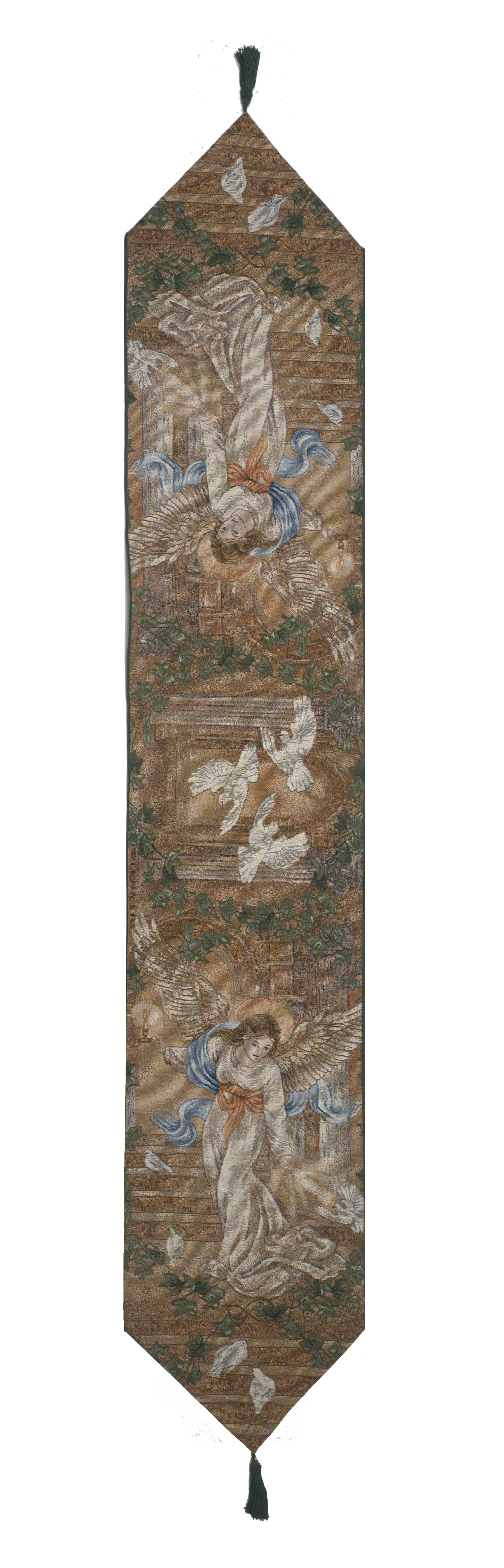 Angel of Light Table Runner Tapestry Table Runner by Lena Liu