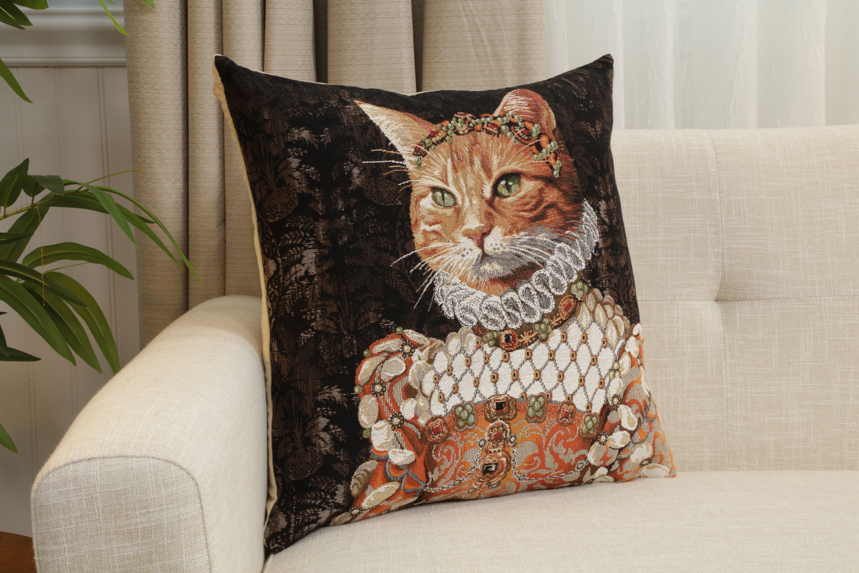 Ginger Cat Sisi European Cushion Cover