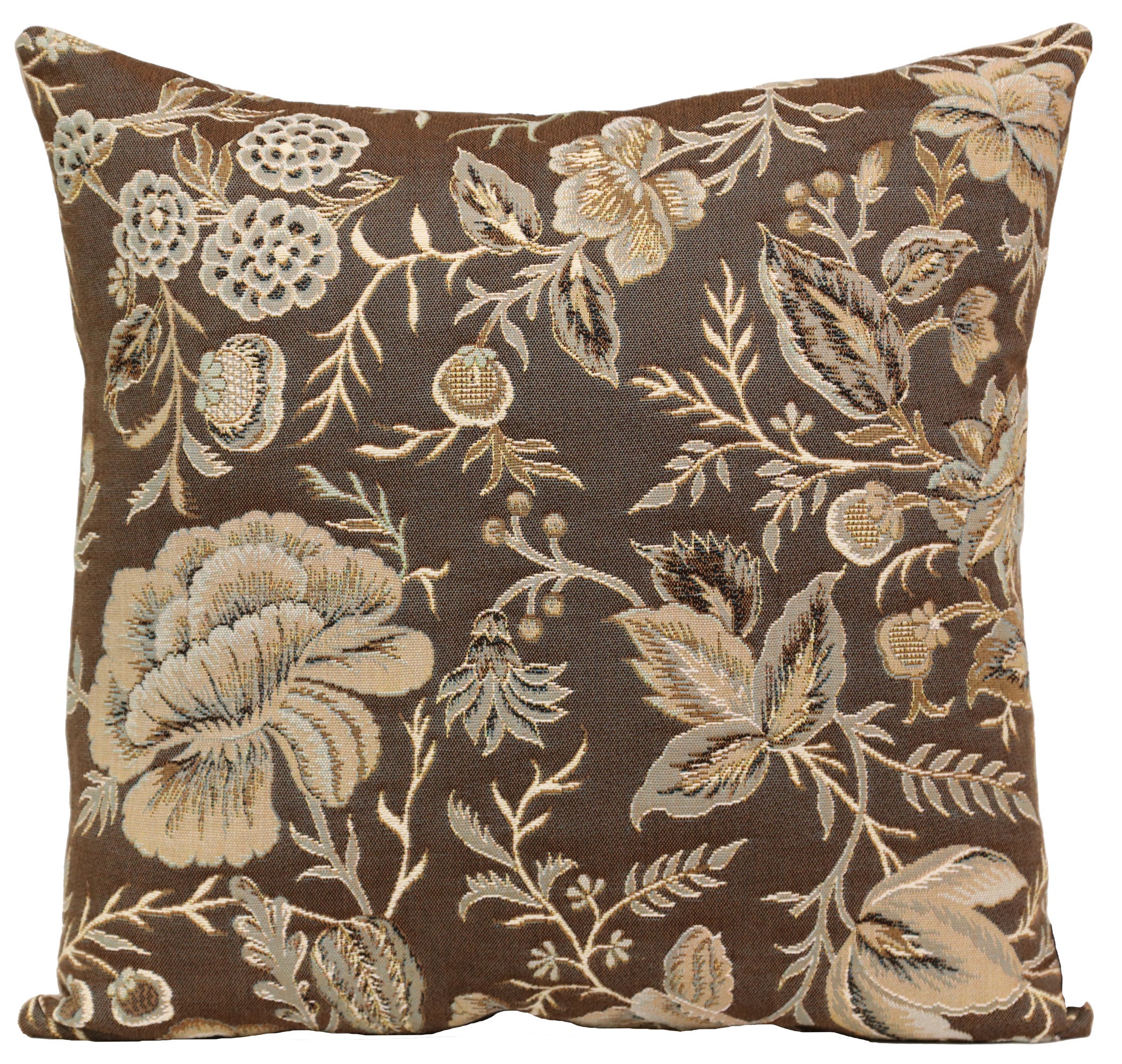 Peony Grey A French Tapestry Cushion