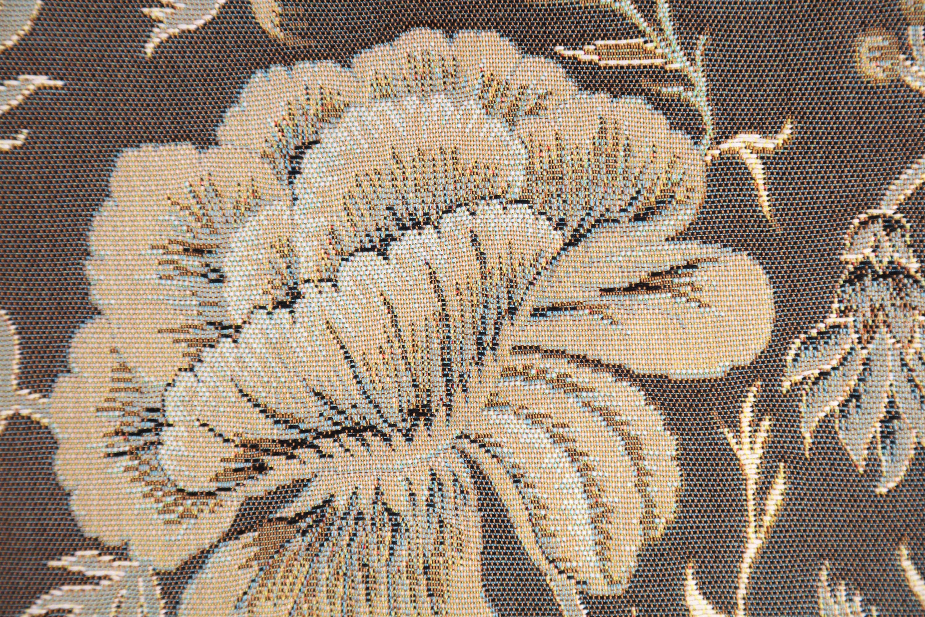 Peony Grey A French Tapestry Cushion