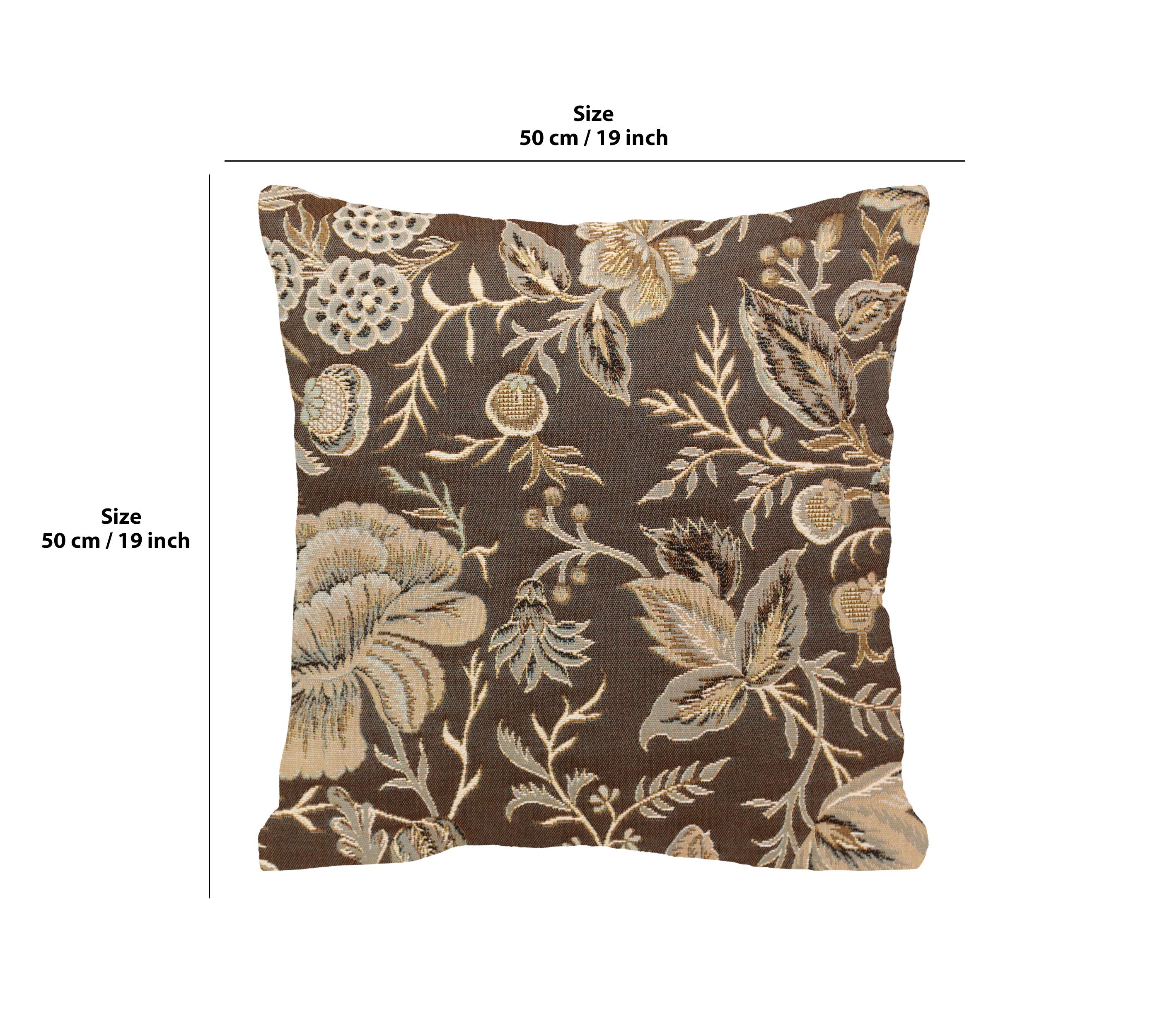 Peony Grey A French Tapestry Cushion