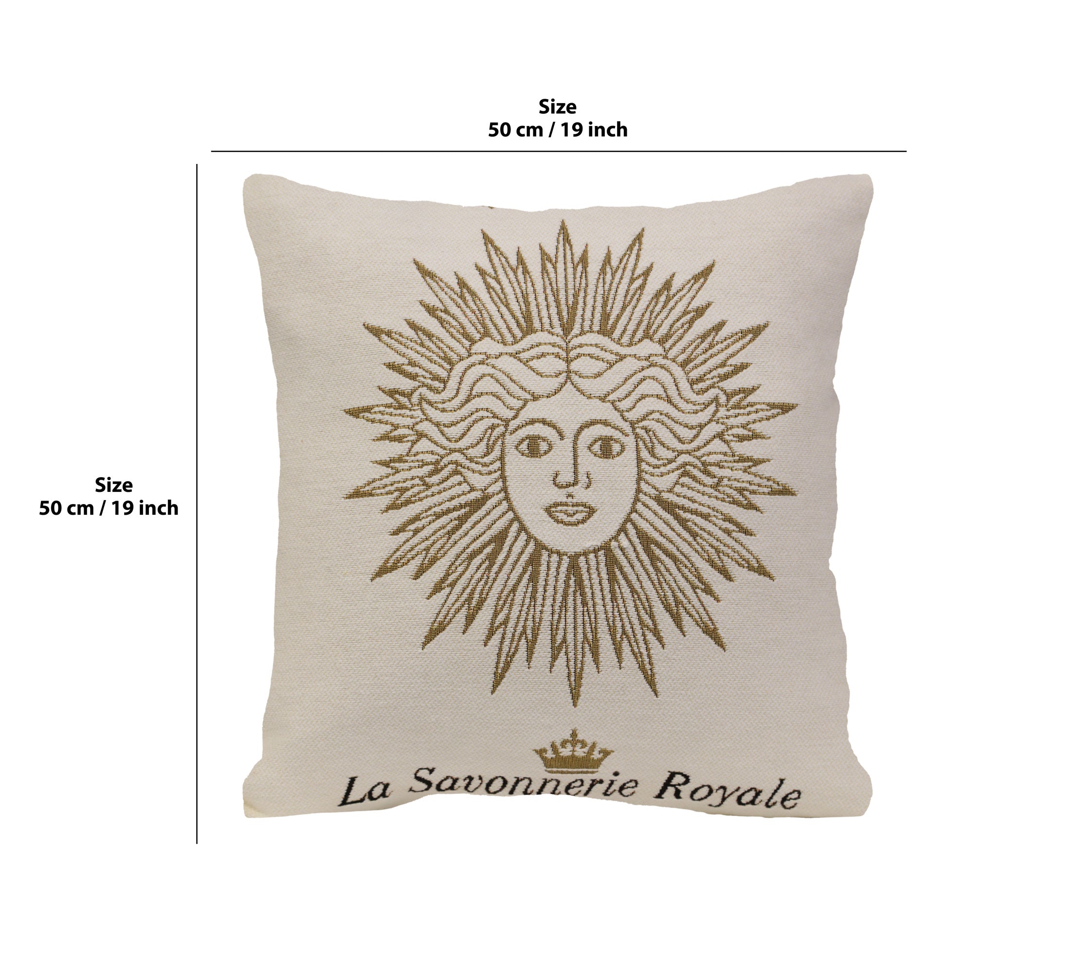 Gold Sun French Tapestry Cushion