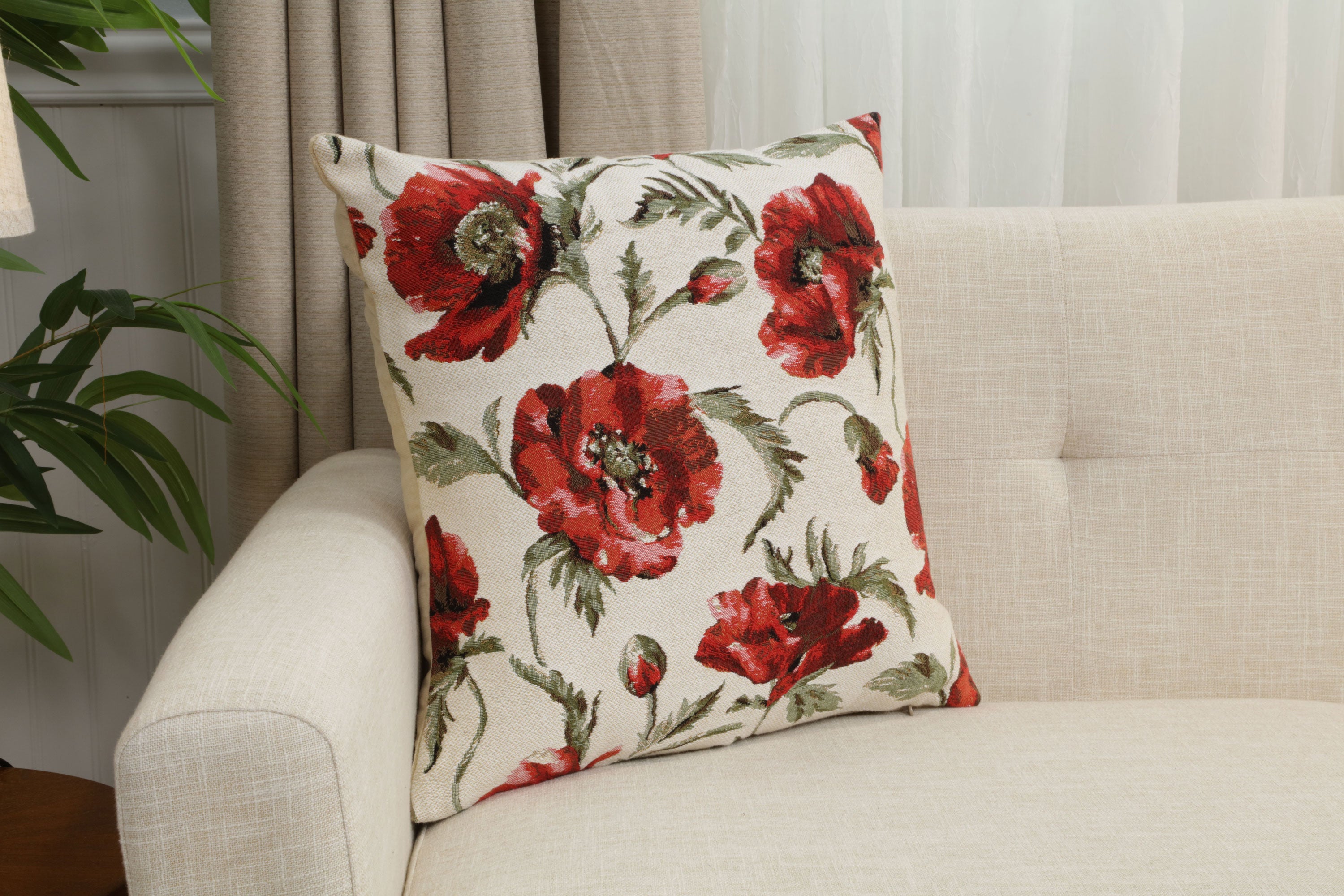 Coquelicots European Cushion Cover