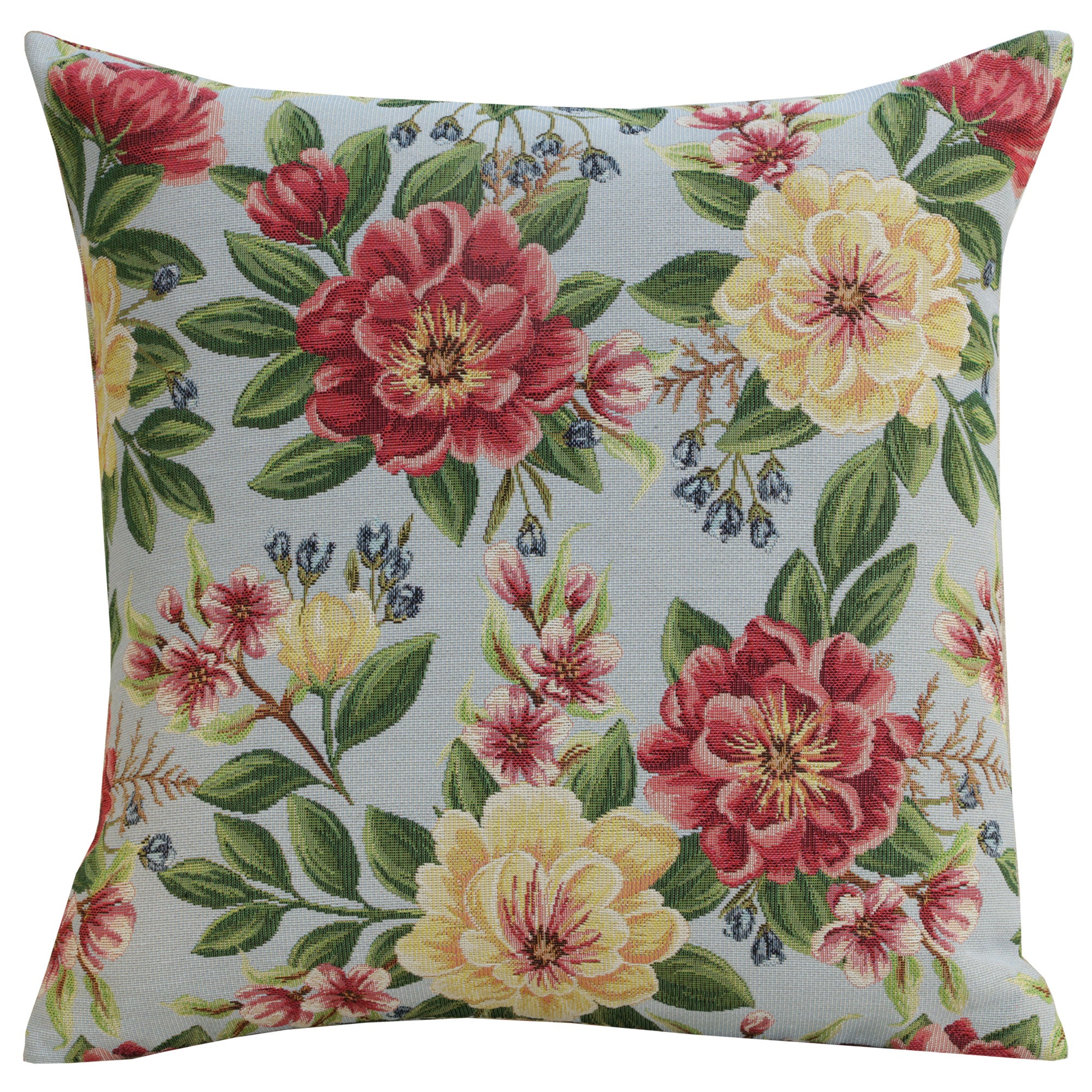 Zinnia Blue Cushion  Cover