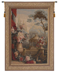 Bouquet Jardin Garden   French Tapestry by Redoute