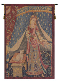 Dame au Chien I French Tapestry