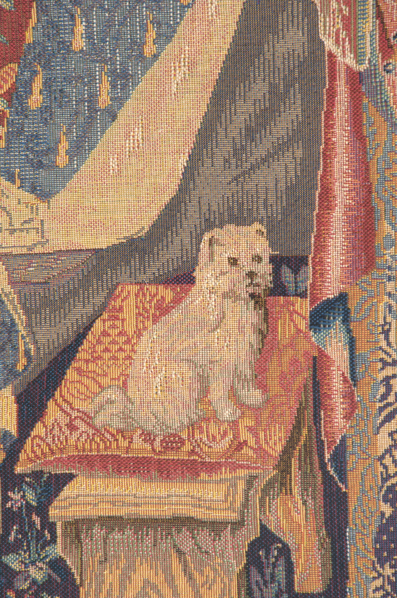 Dame au Chien I French Tapestry