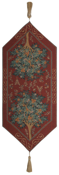 Orange Tree II French Tapestry Table Runner by William Morris