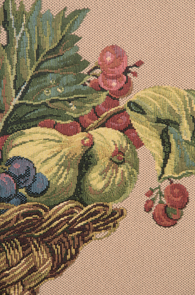 Fruit Basket Beige European Tapestry