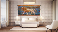 Lion Nebuchadnezzar II Belgian Tapestry Wall Hanging