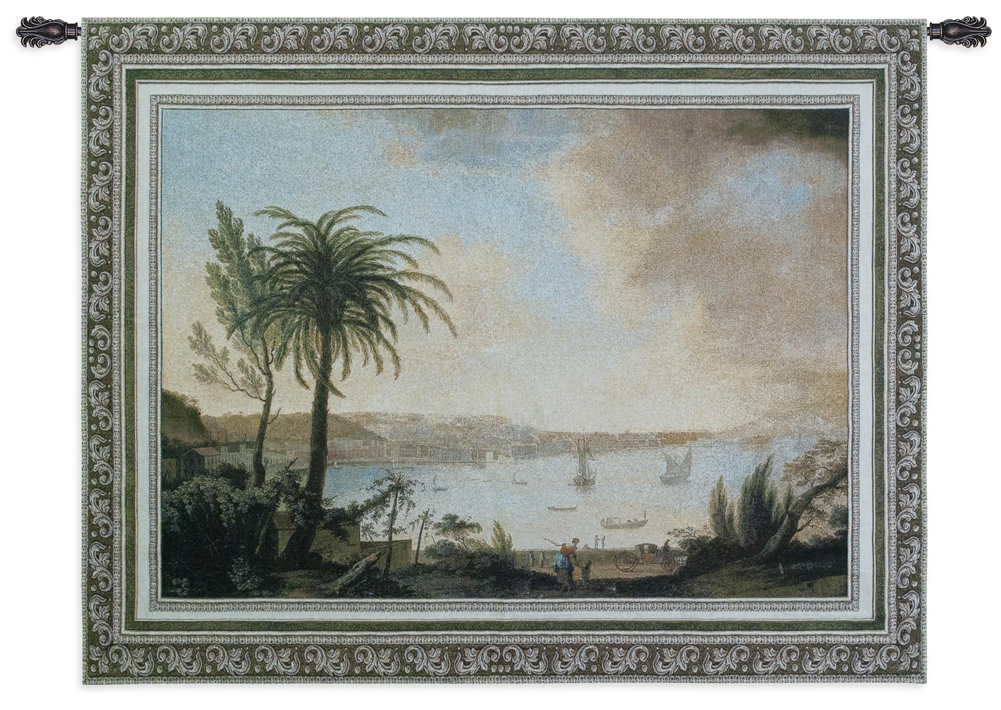 View of Naples Tapestry Wall Hanging