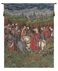 The Falcon Chase Duke of Berry European Tapestry