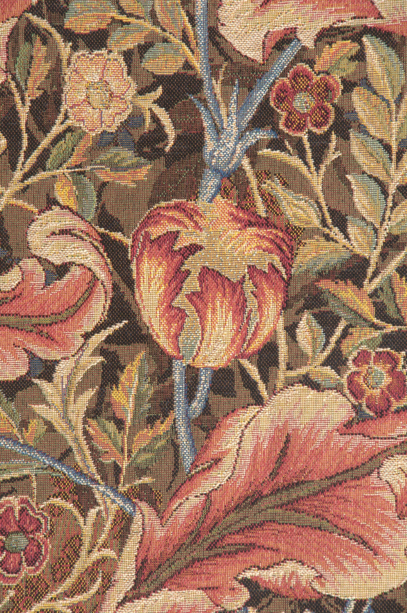 Acanthe Brown French Tapestry by William Morris