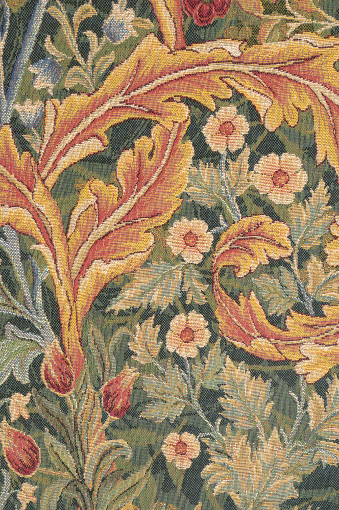 Acanthe Green Small French Tapestry by William Morris