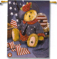 Americana Bear Fine Art Tapestry by Boyd