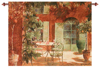 Rendezvous Provincial Fine Art Tapestry by Fabrice de Villeneuve