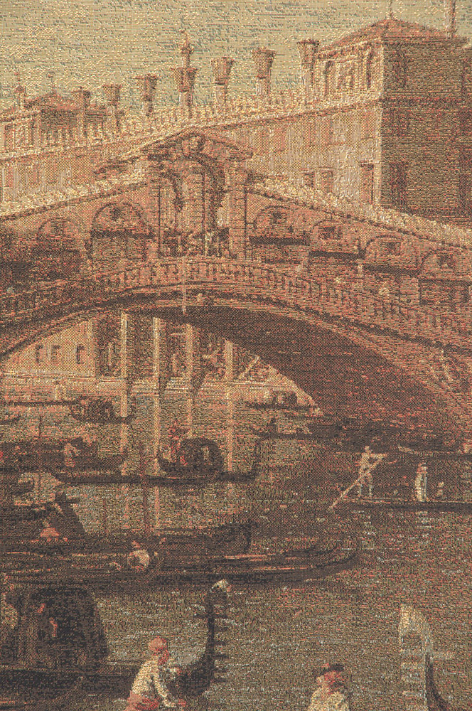 Rialto Bridge European Tapestry by Canaletto