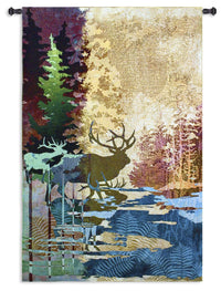 Ghosts of the Tall Timber Tapestry Wall Hanging