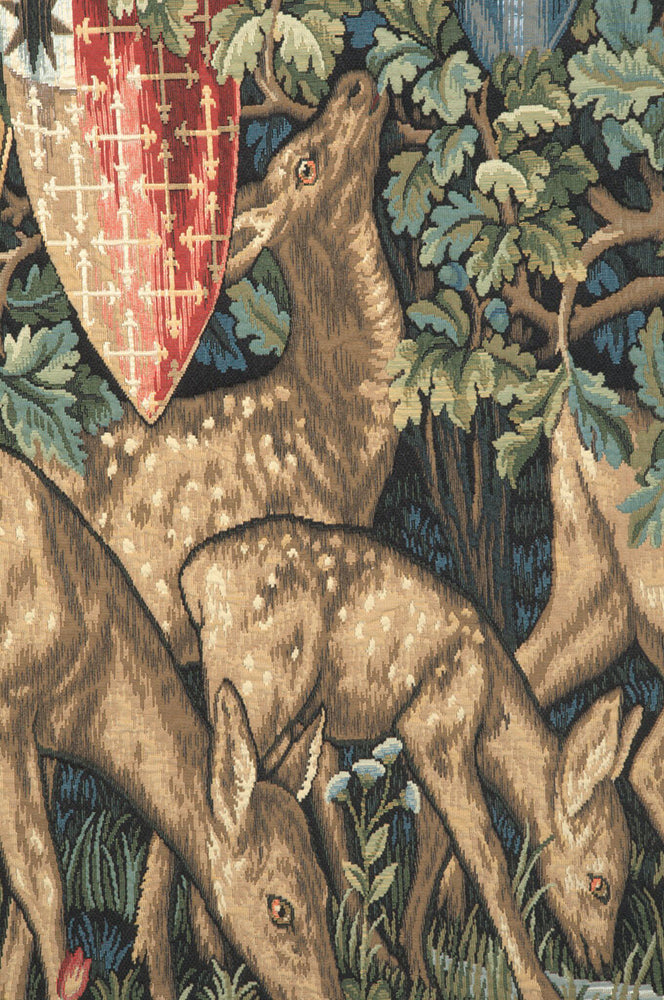 Verdure with Reindeer European Tapestry