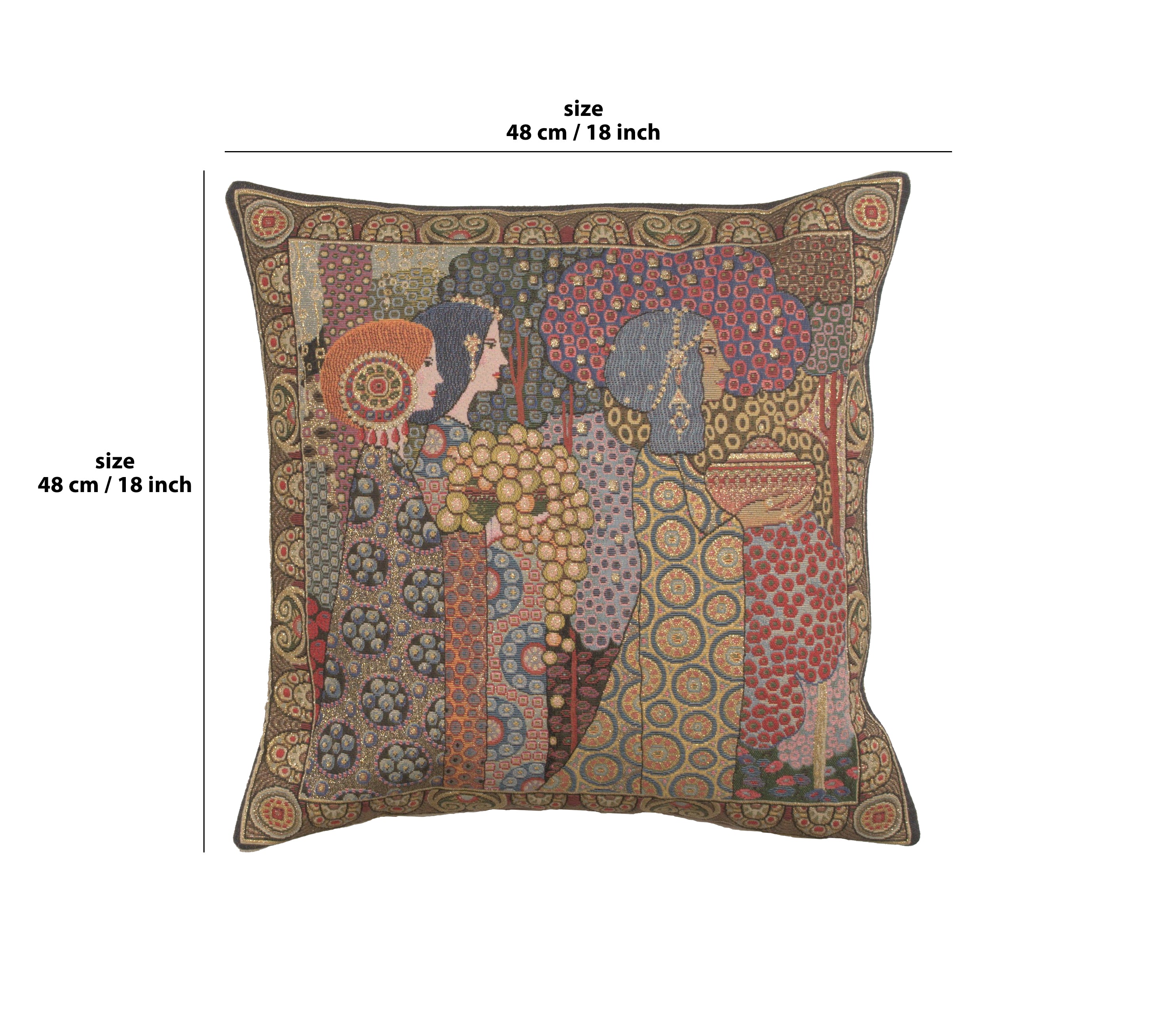 Aladin Right European Cushion Cover by Vittorio Zecchin