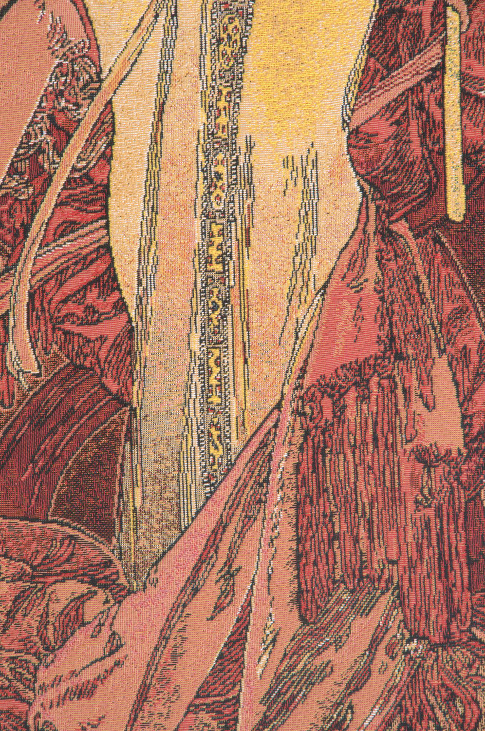 Mucha Autumn European Tapestry by Alphonse Mucha