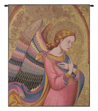 L Monaco Angel Italian Tapestry Wall Hanging by Lorenzo Monaco