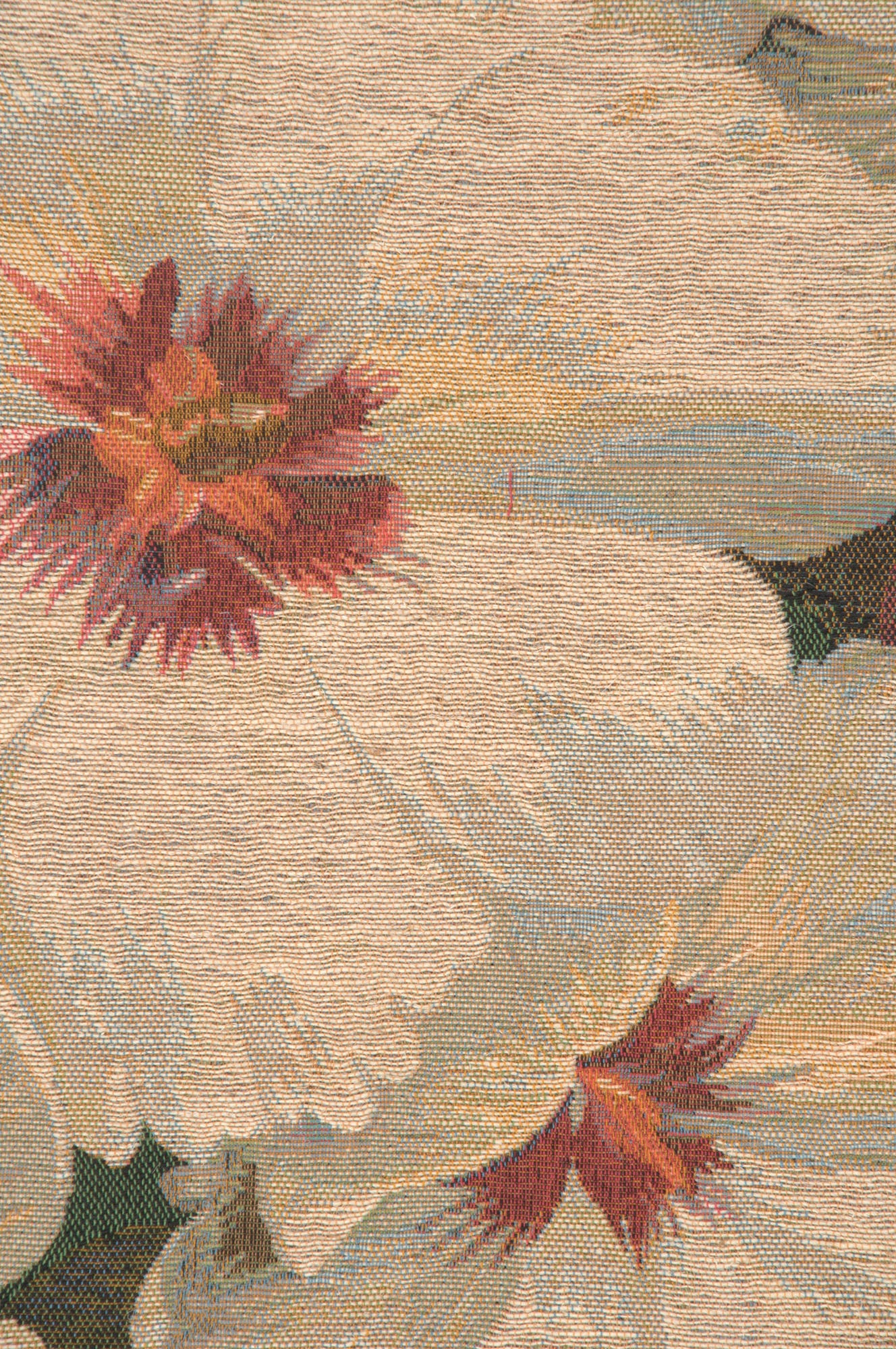 Flowers Centered French Tapestry Table Runner