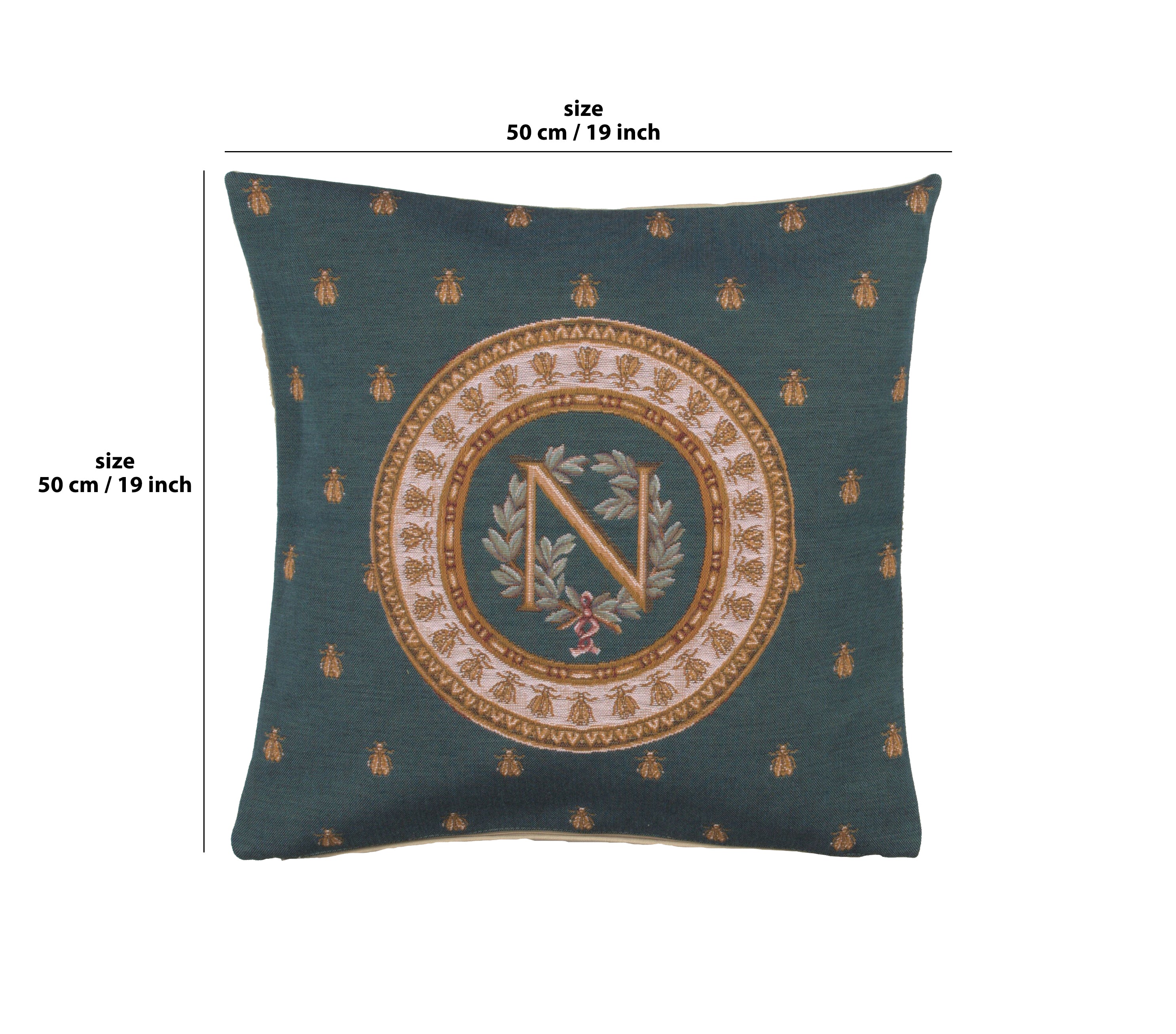 Blue Napoleon French Tapestry Cushion