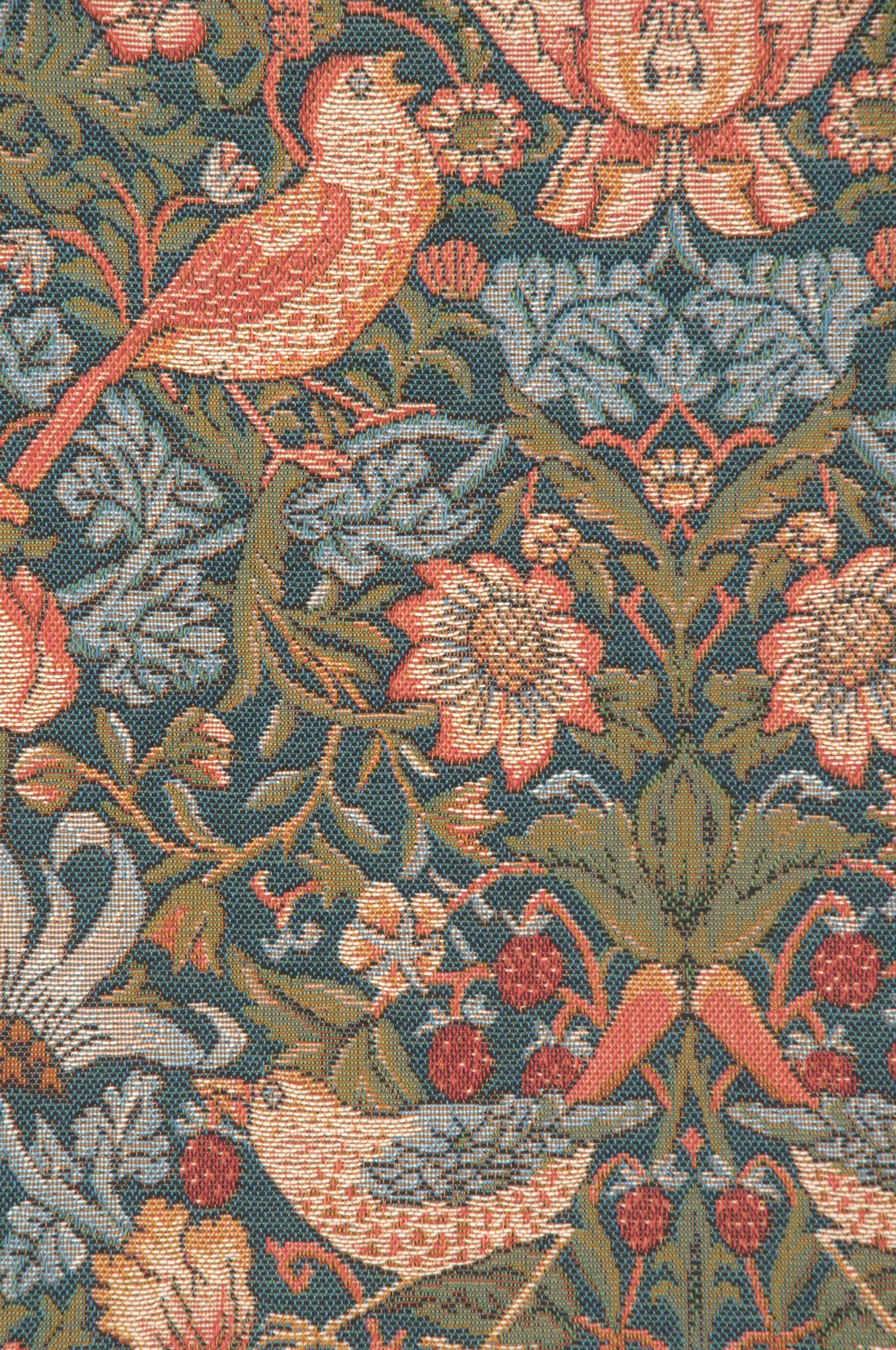 Birds Face to Face II French Tapestry Cushion by William Morris