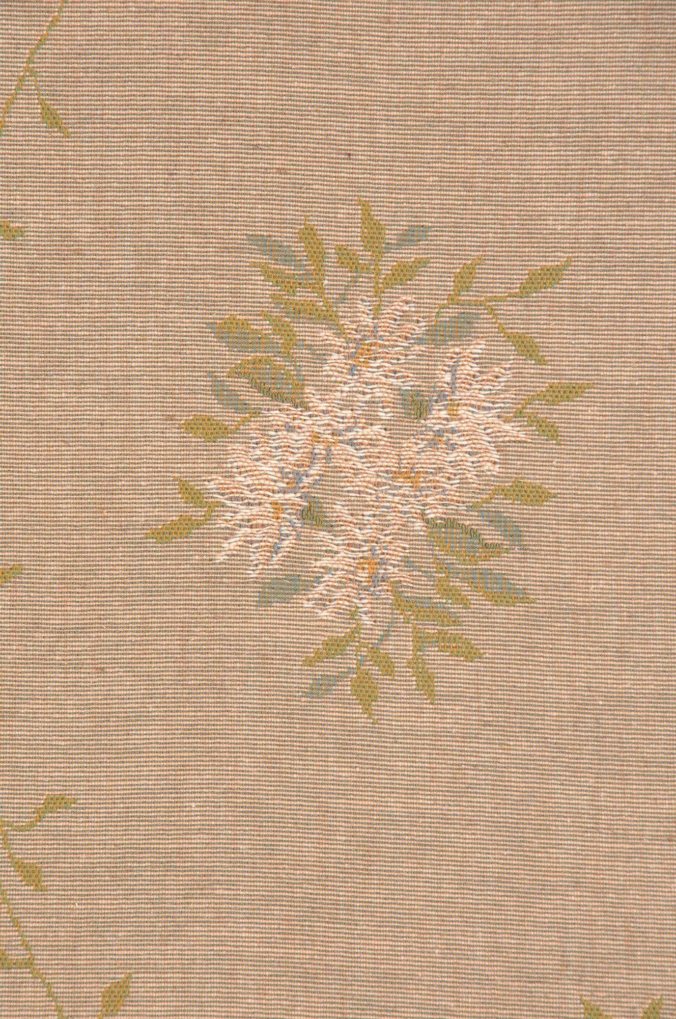 Aubusson Light I Large French Tapestry Table Runner
