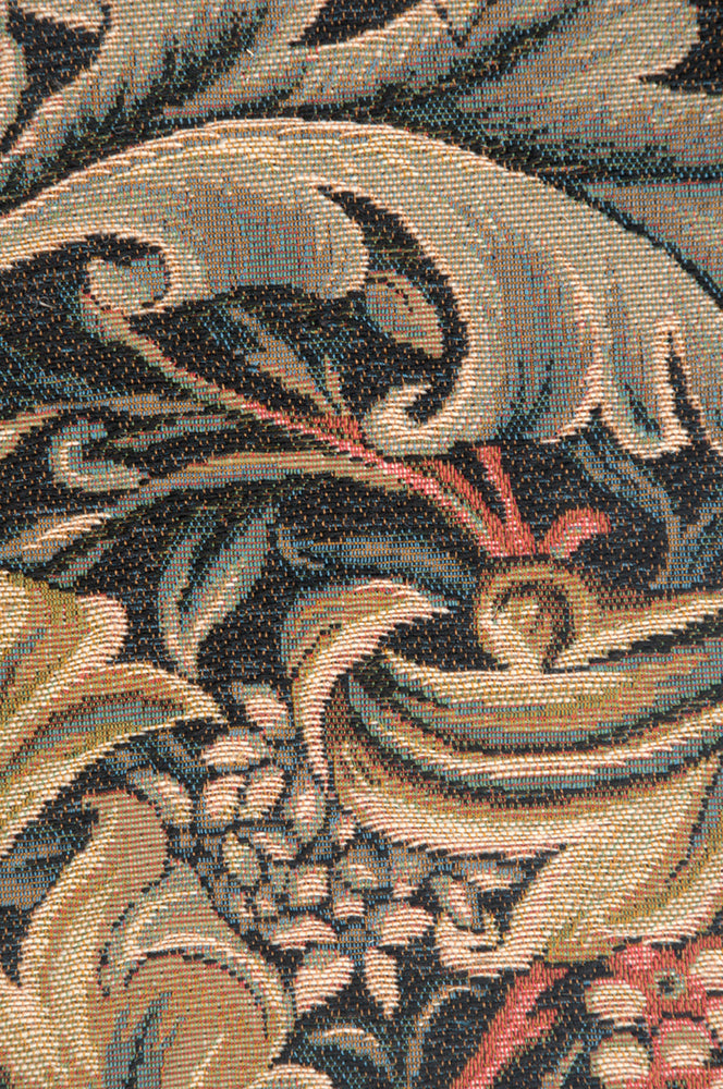 William Morris Red Large French Tapestry Table Runner