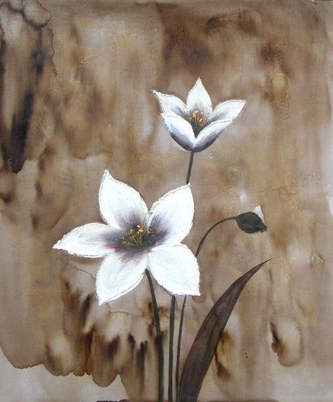 Waking Flowers Canvas Oil Painting