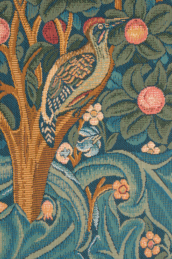 Woodpecker with Verse French Tapestry