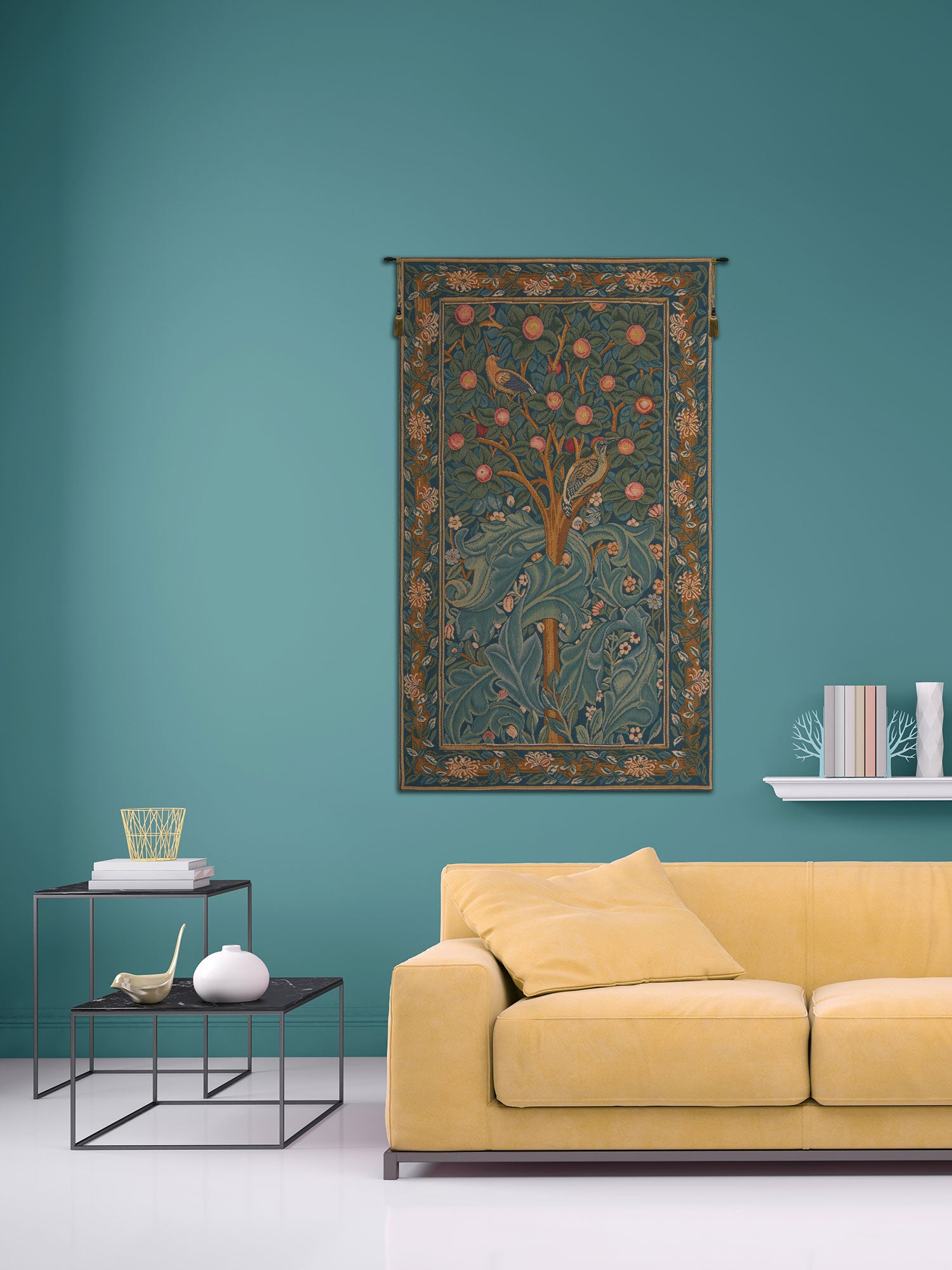 Woodpecker without Verse French Tapestry