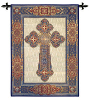 Gothic Cross Tapestry Wall Hanging