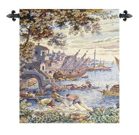 Scaricatori Italian Tapestry Wall Hanging by Francesco Guardi