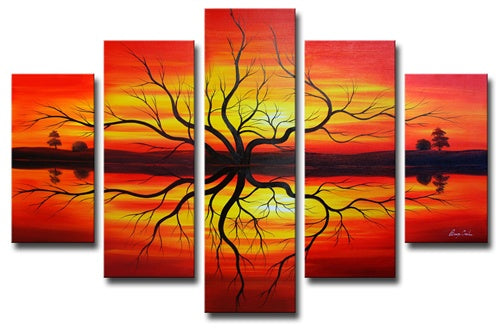 Mirrored Below Canvas Art